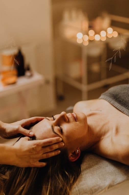 A guest in a treatment suite